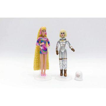 Smallest Barbie 2 - Hair Totally and Astronaut Mini Display Tray