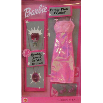 Barbie Pretty Pink Crystal Jewel Sparkle Fashion Avenue™