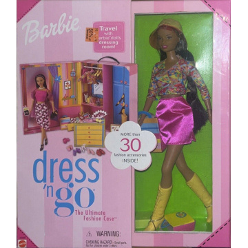 Barbie Dress 'n Go African American Doll