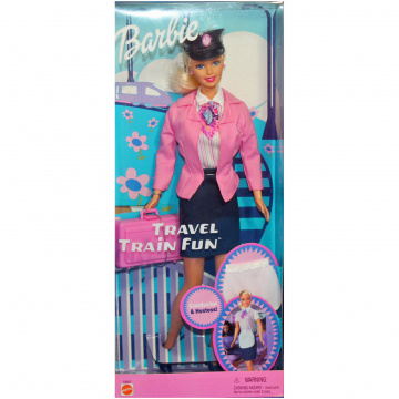 Barbie Travel Train Fun Doll (blonde)