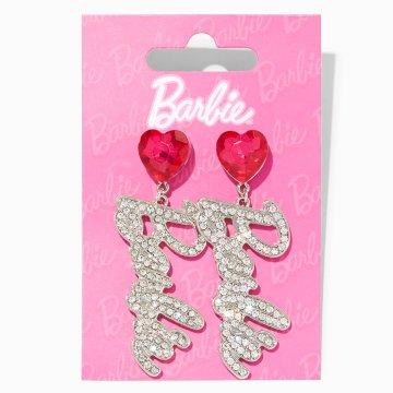 Barbie™ Silver Logo 2.5 Drop Earrings