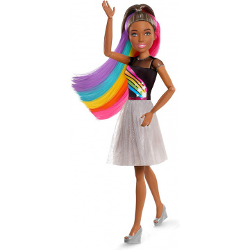 Best Fashion Friend - Rainbow Sparkle - Barbie 28 inches (hispanic)