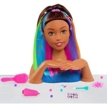 Barbie Brown Hair Deluxe Rainbow Styling