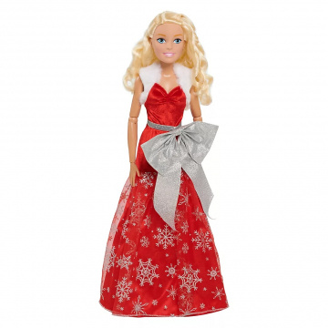 2022 Barbie 28' Best Fashion Friend Holiday Doll (blonde)