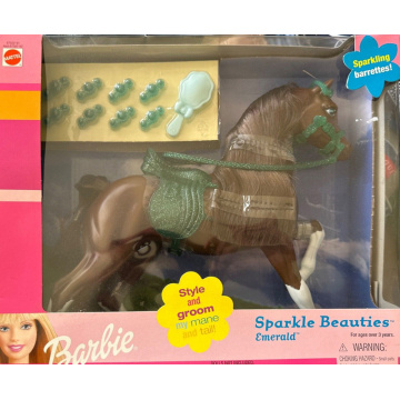 Barbie Sparkle Beauties Emerald Horse
