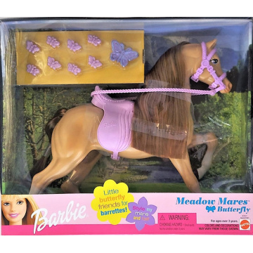Barbie Meadow Mares Butterfly Horse