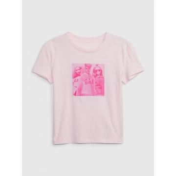 T-shirt with Barbie™ × Gap logo 100% Organic Cotton