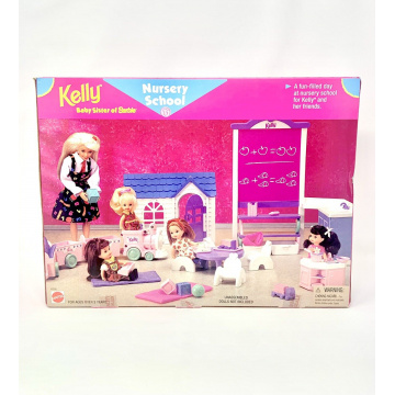 Kelly Baby Sister Day Care School Barbie Gift Set