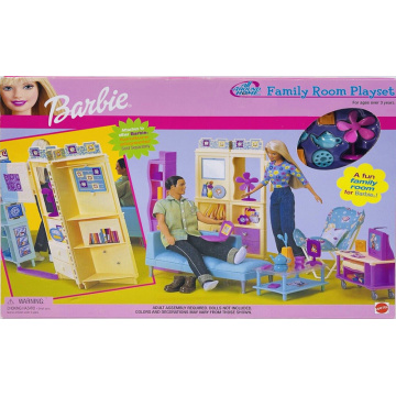 Barbie® All around home™ Family Room Playset