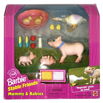 Barbie Stable Friends Mommy & Babies