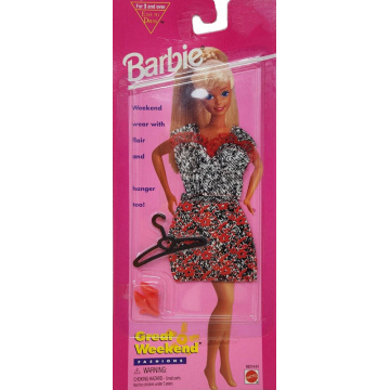 Barbie Great Weekend Fashions Black, White & Red Dress