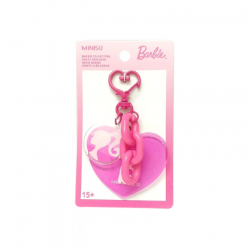 Barbie Heart Keychain - pink