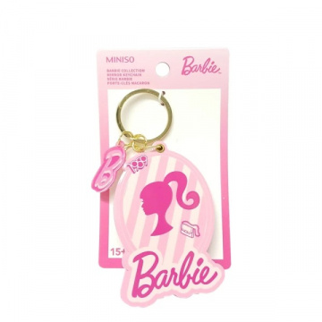 Barbie mirror keychain - pink