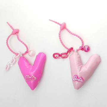 Barbie Heart Keychain