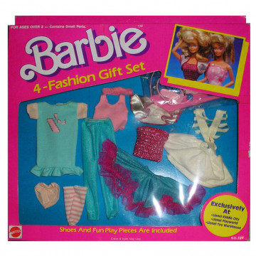 Barbie 4-Fashion Gift Set