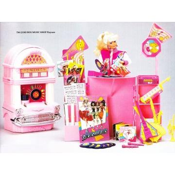 Barbie and The Sensations JUKEBOX MUSIC SHOP Playset w 35+ Pieces