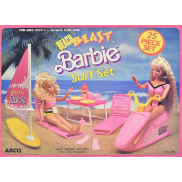 Beach Blast Barbie Surf Set (Arco Toys Mattel)