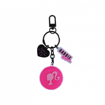 Barbie Keychain Fuchsia Synthetic Macaron Design 12.5 Cm