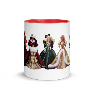 Barbie Vintage Holiday Sleigh All Day Mug