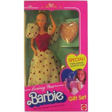 Loving You Barbie Doll Gift Set