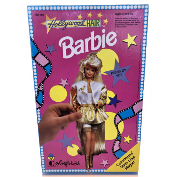 Barbie Hollywood Hair Colorforms Dress Up Set