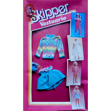 Barbie Vestuario Skipper Fashion #7981 Pastel