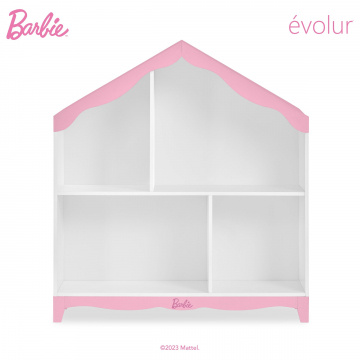 Barbie Evolur Rose Hutch/Bookcase Pink and White