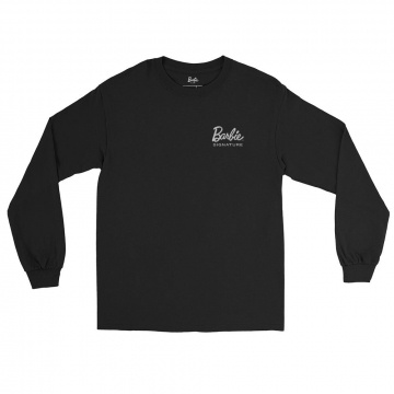 Barbie Signature Logo Black Long Sleeve Shirt