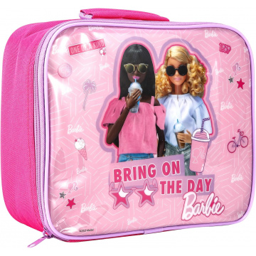 Zawadi Global Barbie Insulated Rectangular Lunch Box for Boys and Girls, Perfect Size to Pack Hot or Cold Snacks for School and Travel, BPA Free