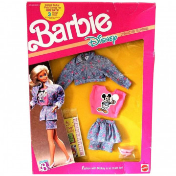 Disney Caracters fashions Barbie Fashions