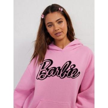 Barbie Logo Oversized Hoodie