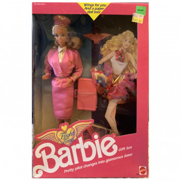 Flight Time Blonde Barbie Doll