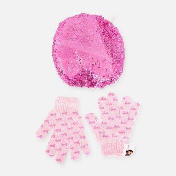 Barbie Shower Cap And Exfoliating Gloves