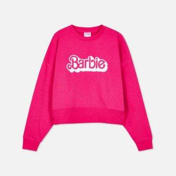 Barbie The Movie Logo Boxy Sweatshirt
