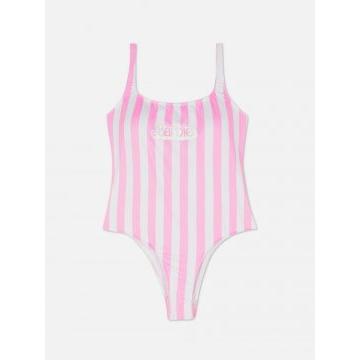 Barbie The Movie Striped Swimsuit