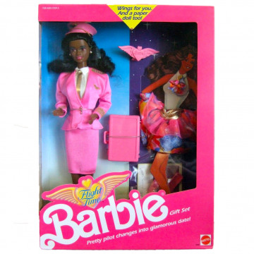 Flight Time AA Barbie Doll