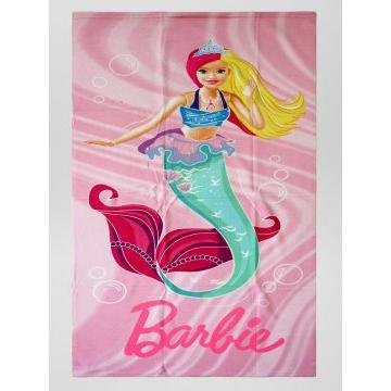 Barbie beach towel - pink blue
