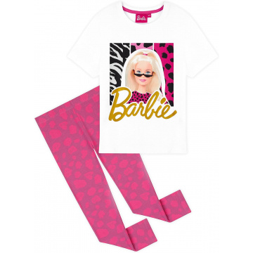 Barbie Girl's T-shirt and Leggings Set, Casual Girl's Clothing