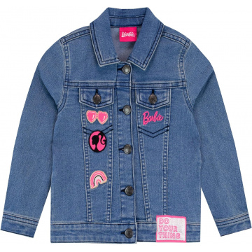 Barbie Embroidered Denim Jacket for Girls