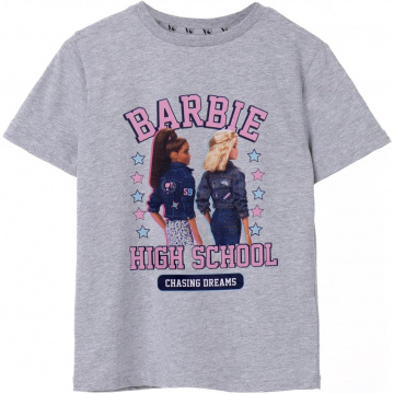 Barbie Girls High School Gray Short Sleeve T-Shirt