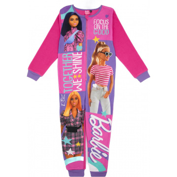 Barbie Girls' Pink All-in-One Nightwear