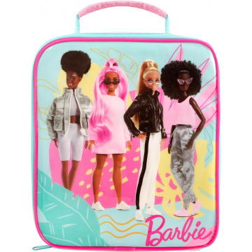 Barbie Polar Gear Insulated Lunch Bag with Handle for Kids - Official Polar Gear Product - 600D Polyester - Reusable for Food and Drinks, School Snacks, Daycare, Picnic