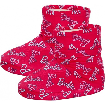 Barbie Slipper Boots For Girls Teens Kids Slippers Pink Booties Fleece Slipper Socks