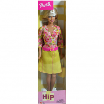 Hip Barbie Doll (pink-yellow)