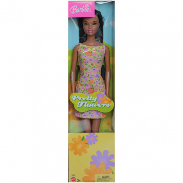 Pretty Flowers Barbie Doll (AA)