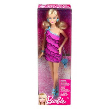 Barbie Reality Doll (blonde, fuchsia)