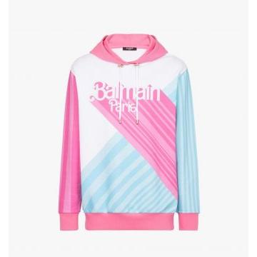Balmain x Barbie color block hoodie