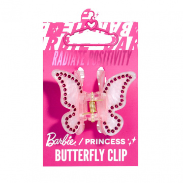 Barbie / Princess Pink Carey Butterfly Clip by You Are The Princess