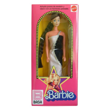 Bride Superstar Barbie Doll Black & White (Basa)