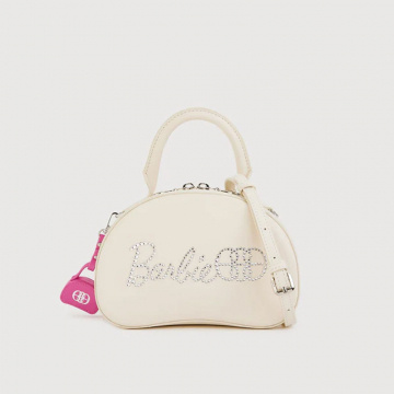 Barbie™ x Bonia Satchel Bag (Cream)